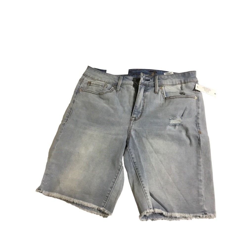 Seven7 Sunset Bermuda Fray Hem Short NWT Size 10